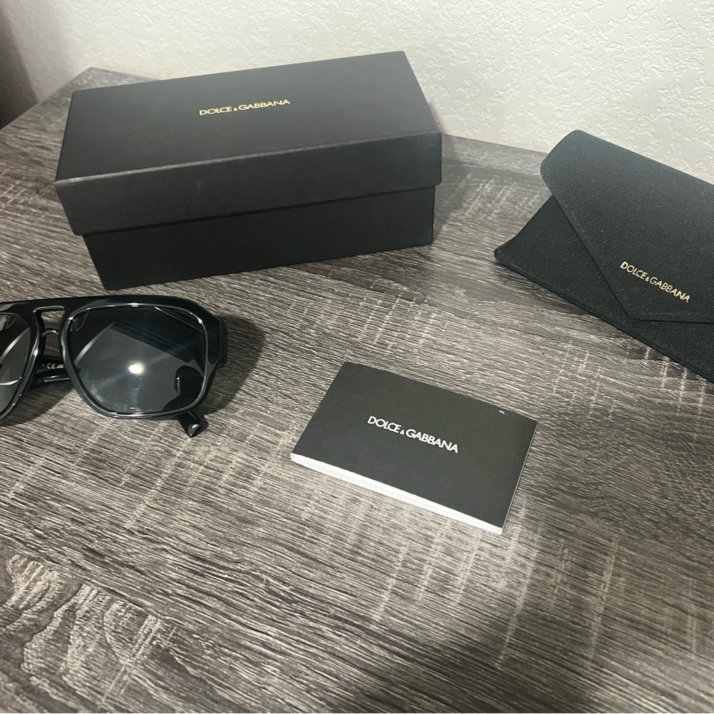 Dolce & Gabbana Black Designer Sunglasses
